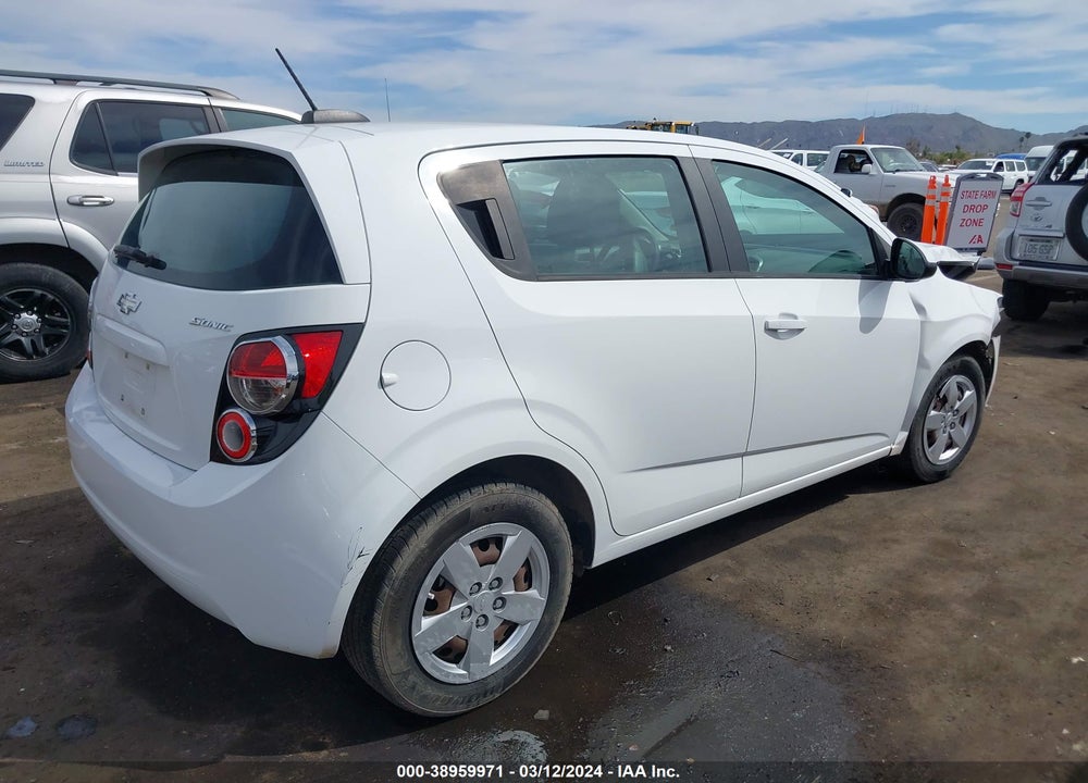 2015 CHEVROLET SONIC LS AUTO VIN: 1G1JA6SH5F4150400