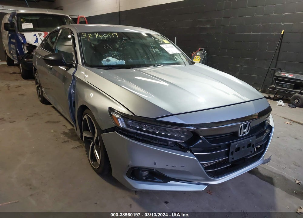2022 HONDA ACCORD SPORT VIN: 1HGCV1F31NA040483