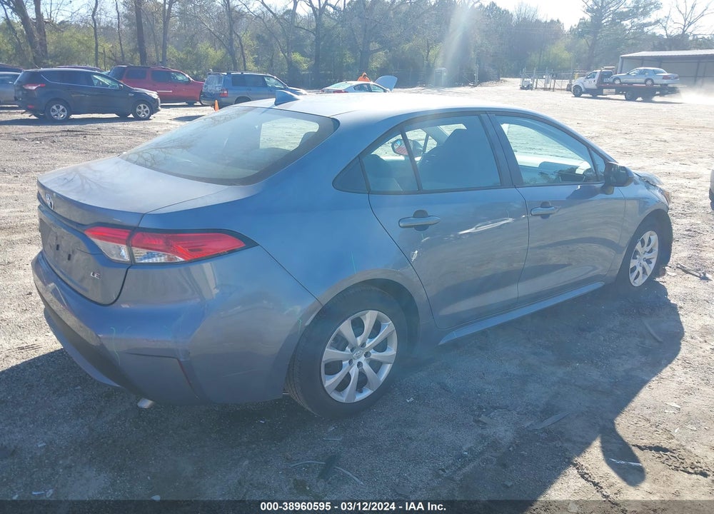 2022 TOYOTA COROLLA LE VIN: 5YFEPMAE2NP299748