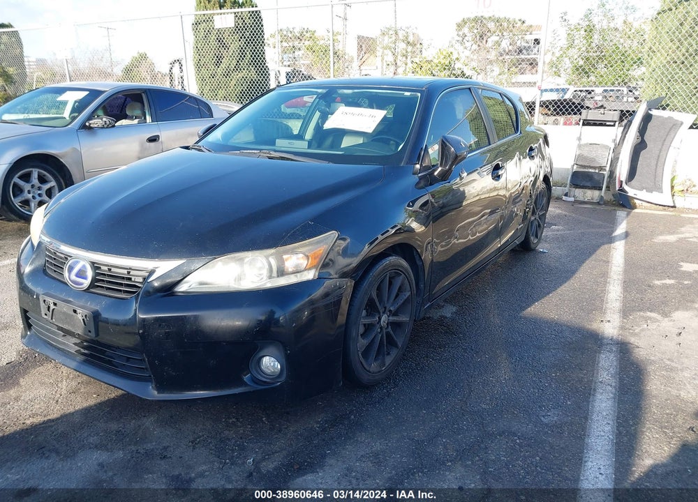 2012 LEXUS CT 200H PREMIUM VIN: JTHKD5BH5C2099726
