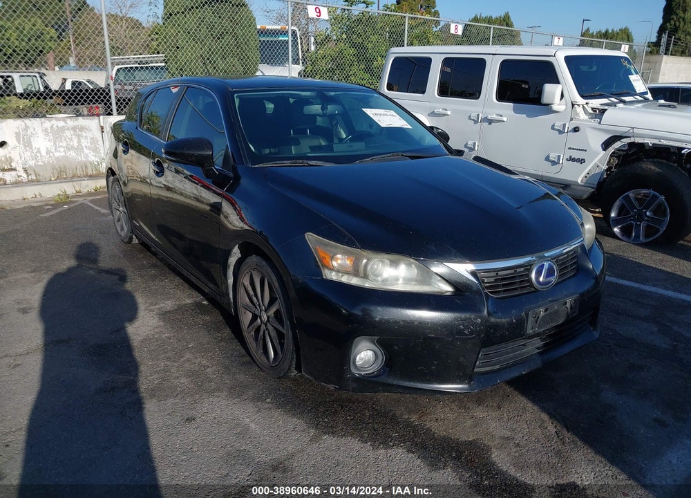 2012 LEXUS CT 200H PREMIUM VIN: JTHKD5BH5C2099726