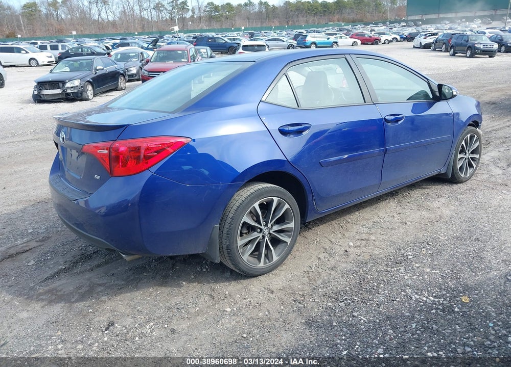 2017 TOYOTA COROLLA SE VIN: 2T1BURHE2HC802603