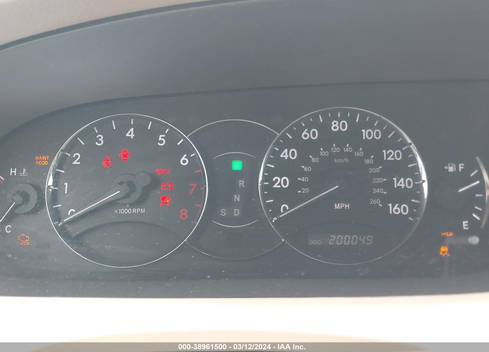 2009 TOYOTA AVALON VIN: 4T1BK36B69U348612