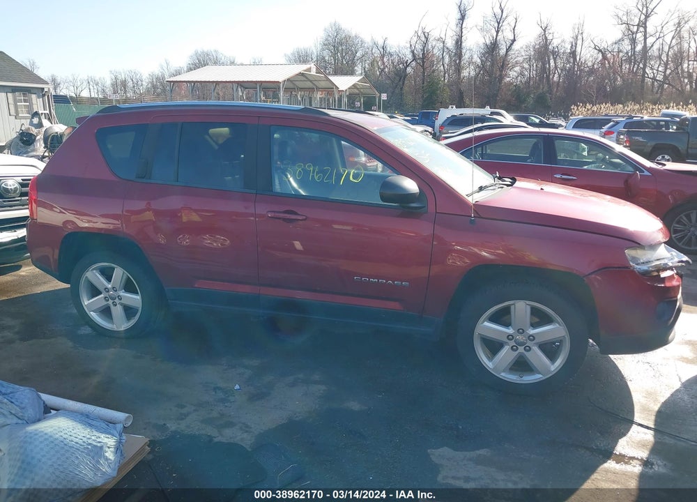 2012 JEEP COMPASS LIMITED VIN: 1C4NJDCB8CD620051