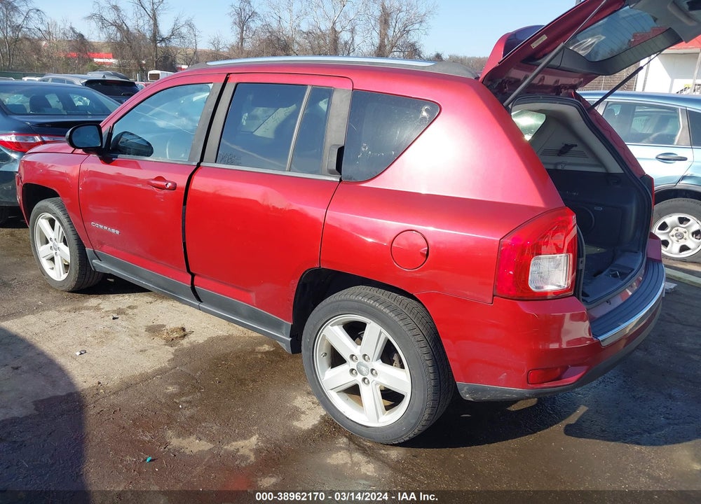 2012 JEEP COMPASS LIMITED VIN: 1C4NJDCB8CD620051
