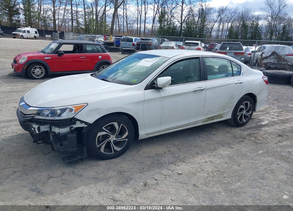 2017 HONDA ACCORD LX VIN: 1HGCR2F3XHA241930