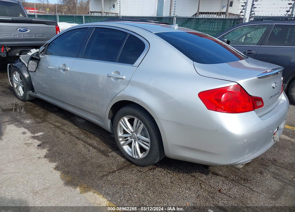 2010 INFINITI G37X VIN: JN1CV6ARXAM460133