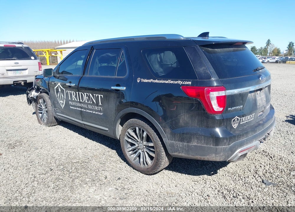2017 FORD EXPLORER PLATINUM VIN: 1FM5K8HT0HGB91575