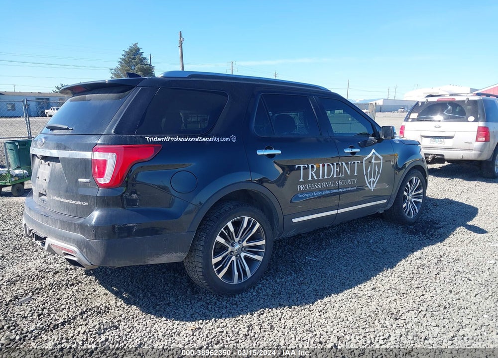 2017 FORD EXPLORER PLATINUM VIN: 1FM5K8HT0HGB91575