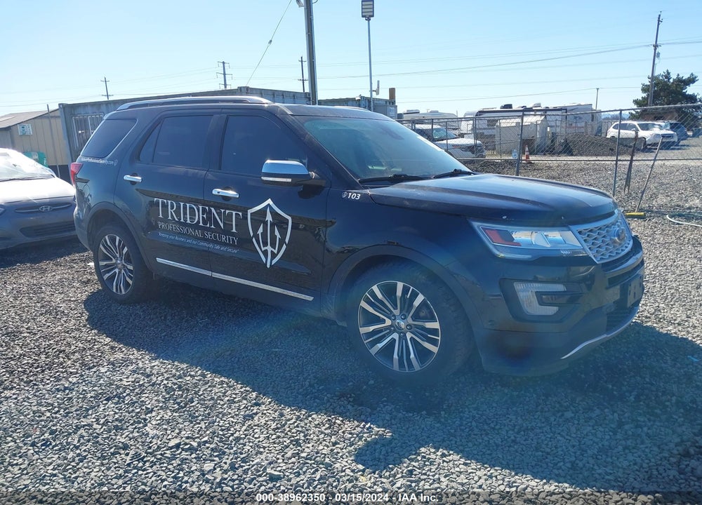 2017 FORD EXPLORER PLATINUM VIN: 1FM5K8HT0HGB91575