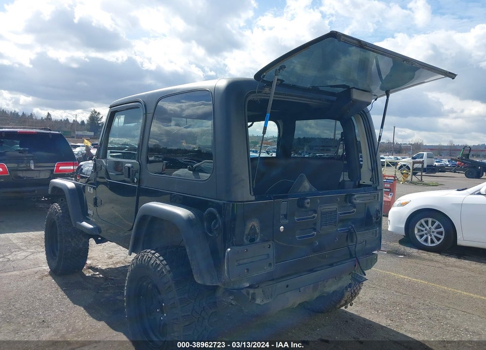 2004 JEEP WRANGLER X VIN: 1J4FA39S34P776739
