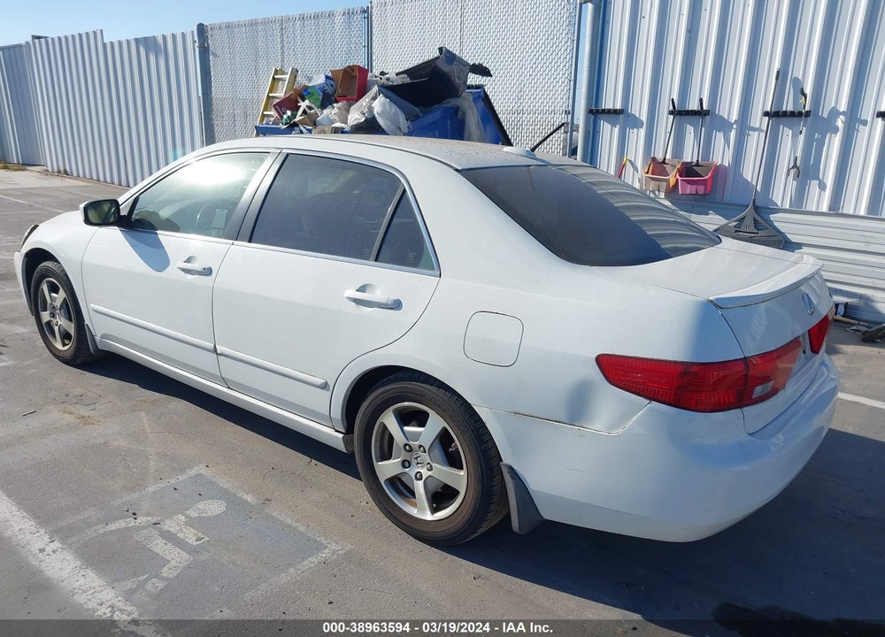 2005 HONDA ACCORD HYBRID IMA VIN: JHMCN364X5C002160