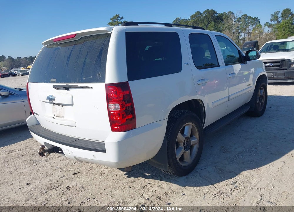 2007 CHEVROLET TAHOE LTZ VIN: 1GNFK13007R183564