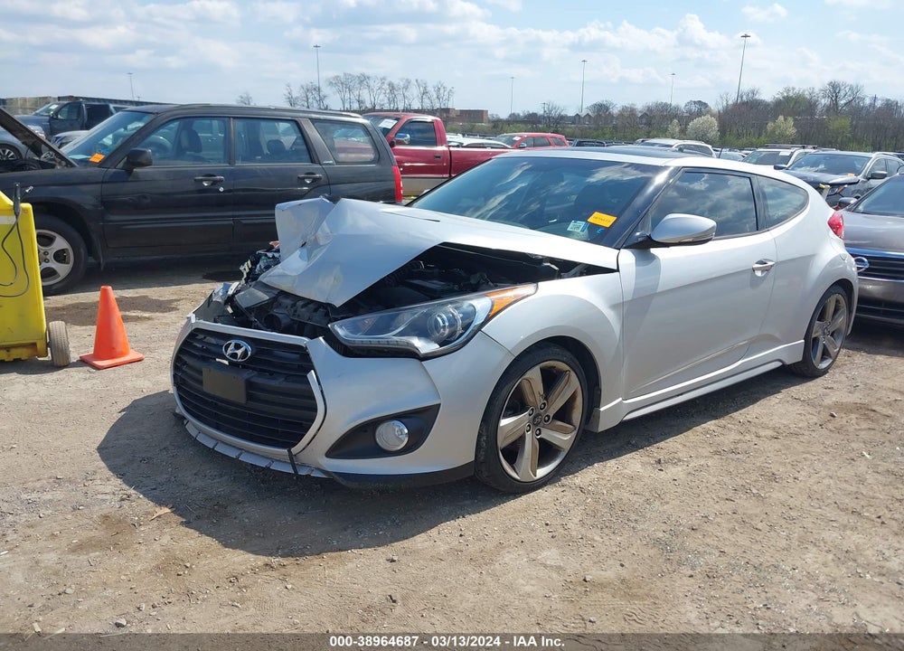 2013 HYUNDAI VELOSTER TURBO VIN: KMHTC6AE3DU098050