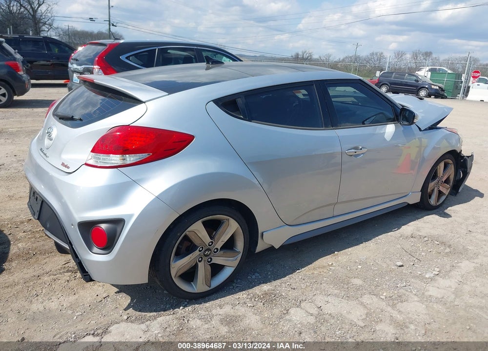 2013 HYUNDAI VELOSTER TURBO VIN: KMHTC6AE3DU098050