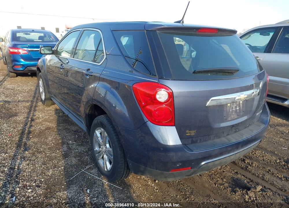 2013 CHEVROLET EQUINOX LS VIN: 2GNALBEK9D6203992