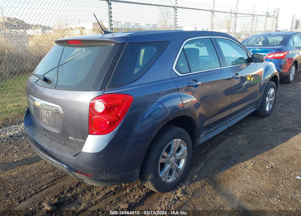2013 CHEVROLET EQUINOX LS VIN: 2GNALBEK9D6203992