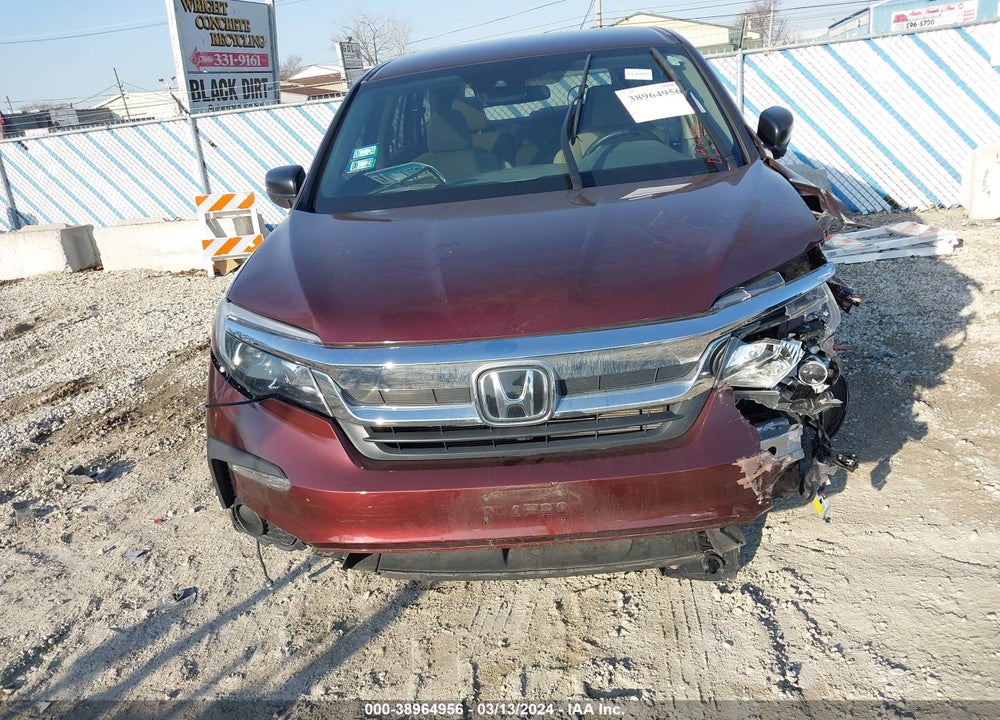 2019 HONDA PILOT LX VIN: 5FNYF6H15KB031041