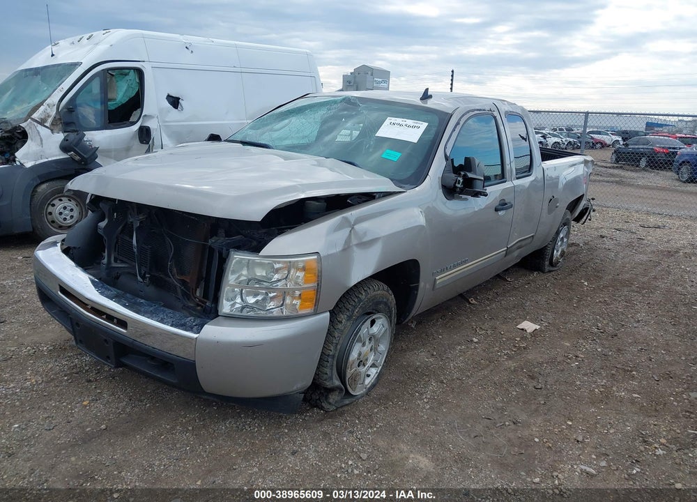 2009 CHEVROLET SILVERADO 1500 LT VIN: 1GCEK29059Z207278
