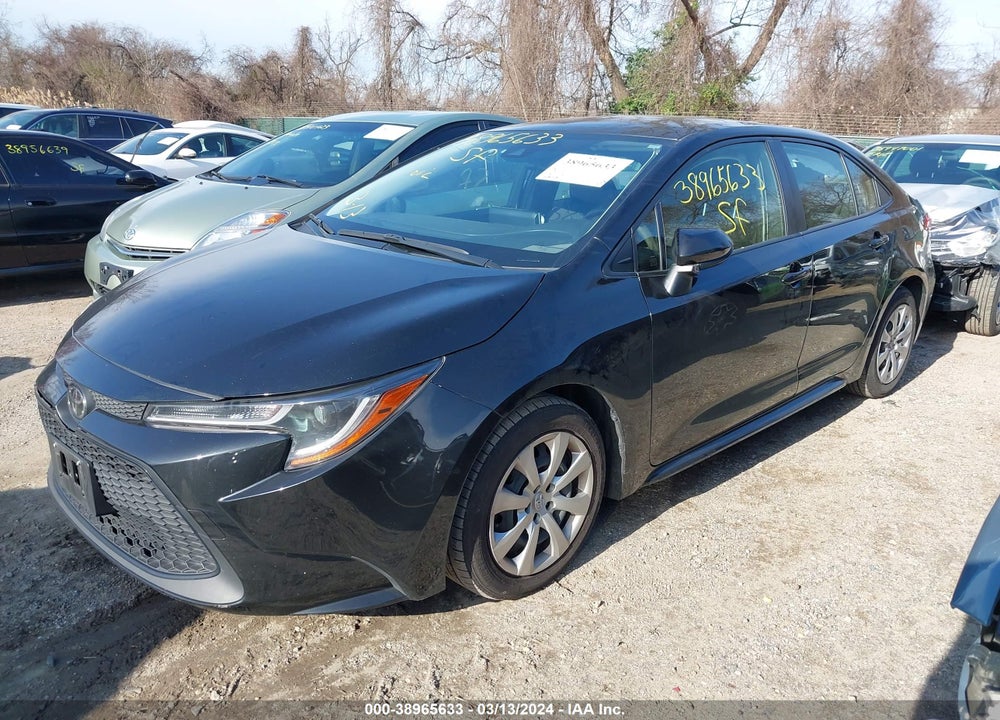 2021 TOYOTA COROLLA LE VIN: JTDEPMAE6MJ184086