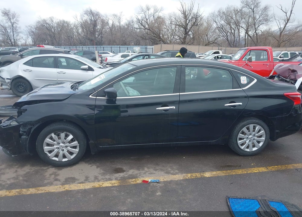 2016 NISSAN SENTRA SV VIN: 3N1AB7AP5GY236231