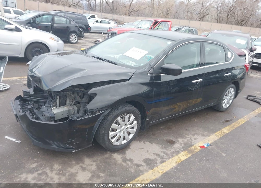2016 NISSAN SENTRA SV VIN: 3N1AB7AP5GY236231