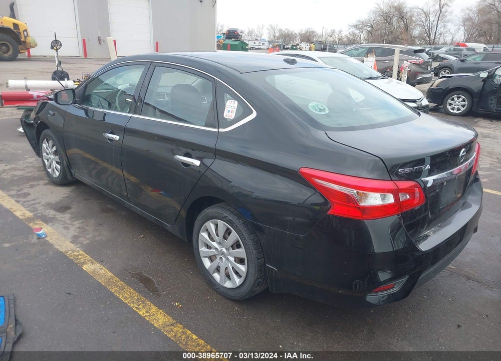 2016 NISSAN SENTRA SV VIN: 3N1AB7AP5GY236231