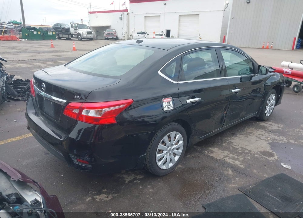 2016 NISSAN SENTRA SV VIN: 3N1AB7AP5GY236231