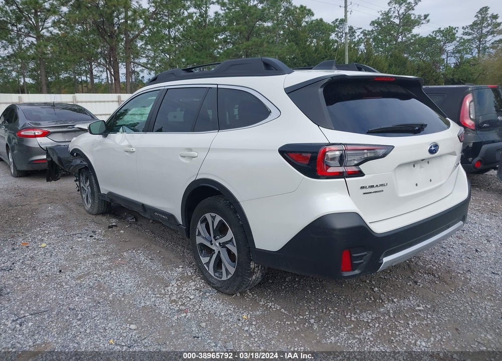 2022 SUBARU OUTBACK LIMITED VIN: 4S4BTANC2N3266596