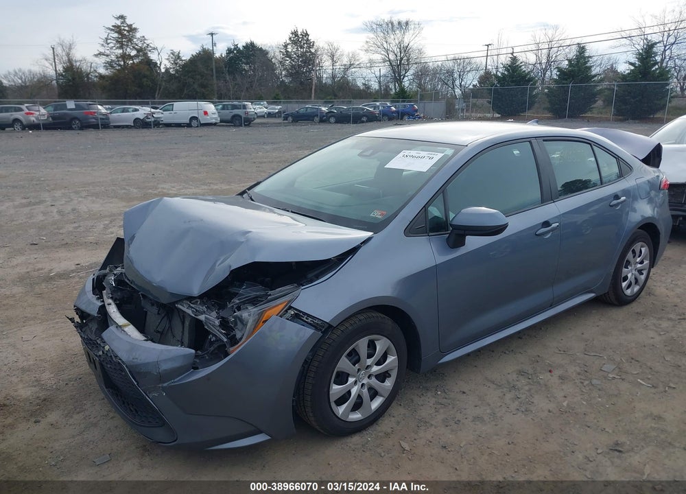 2021 TOYOTA COROLLA LE VIN: 5YFEPMAE3MP249052