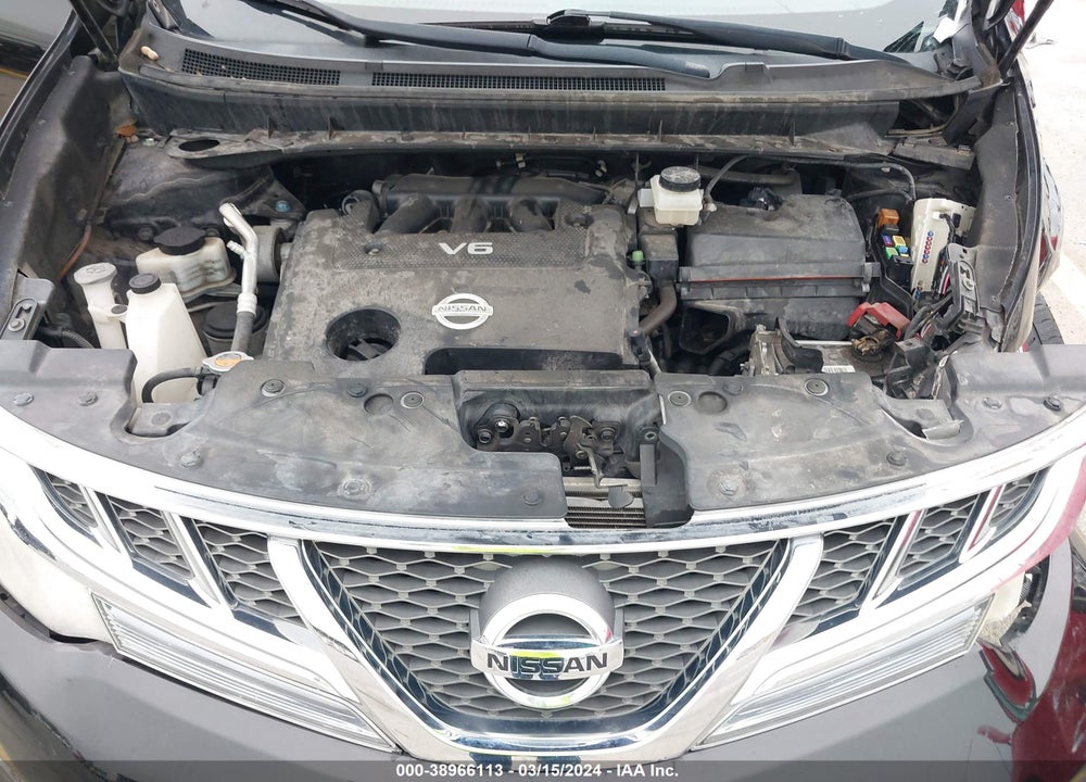 2013 NISSAN MURANO S VIN: JN8AZ1MU0DW211526