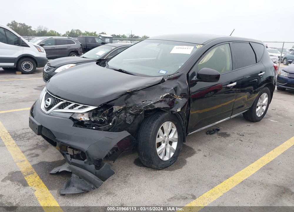 2013 NISSAN MURANO S VIN: JN8AZ1MU0DW211526
