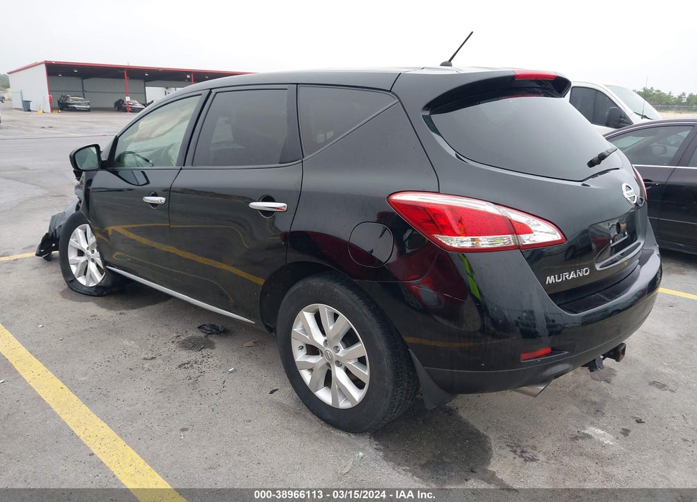 2013 NISSAN MURANO S VIN: JN8AZ1MU0DW211526