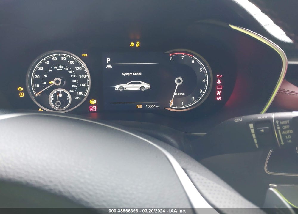 2023 GENESIS G70 3.3T AWD VIN: KMTG54TE6PU113373