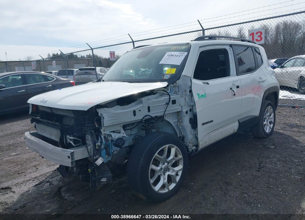 2017 JEEP RENEGADE LATITUDE 4X4 VIN: ZACCJBBB0HPE89025