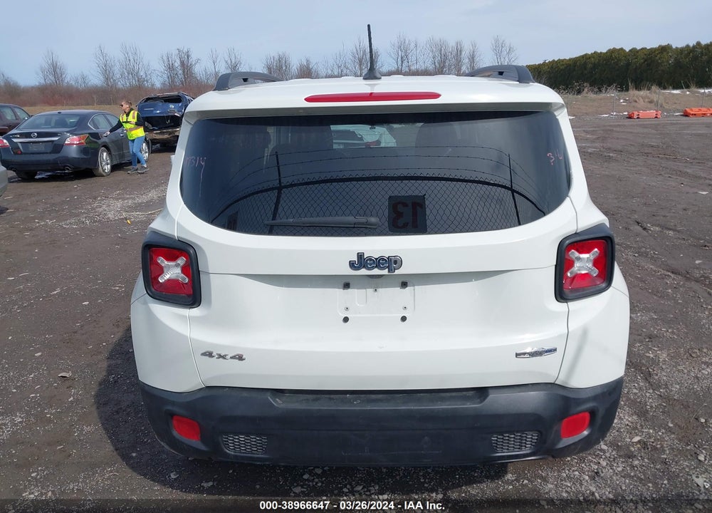 2017 JEEP RENEGADE LATITUDE 4X4 VIN: ZACCJBBB0HPE89025