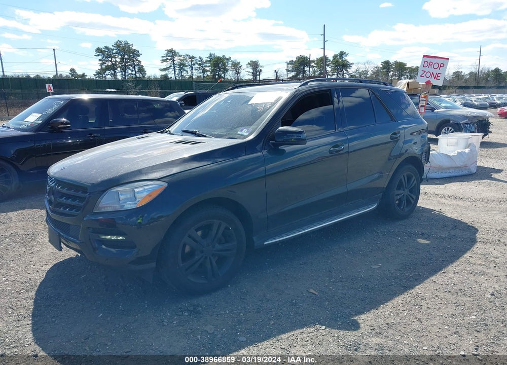 2014 MERCEDES-BENZ ML 350 4MATIC VIN: 4JGDA5HB0EA345625