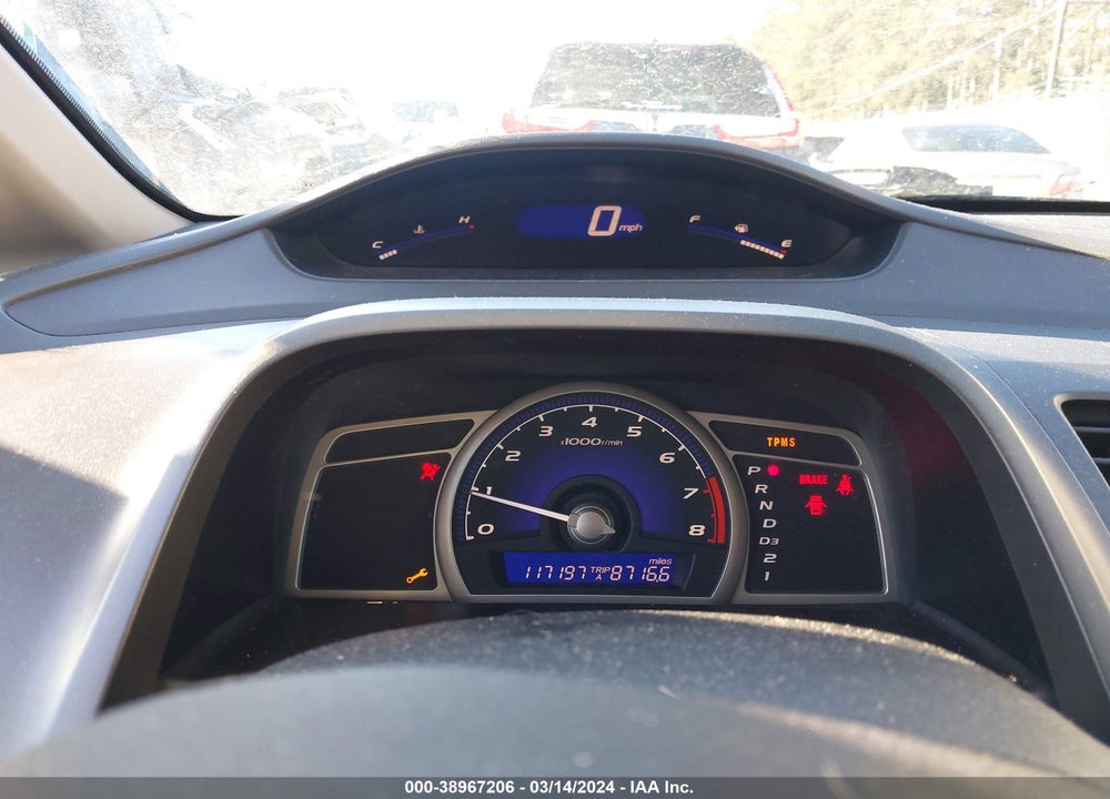 2009 HONDA CIVIC LX VIN: 19XFA16539E008761