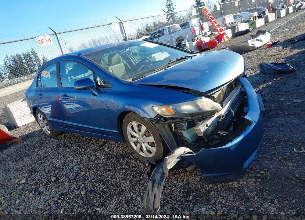 2009 HONDA CIVIC LX VIN: 19XFA16539E008761