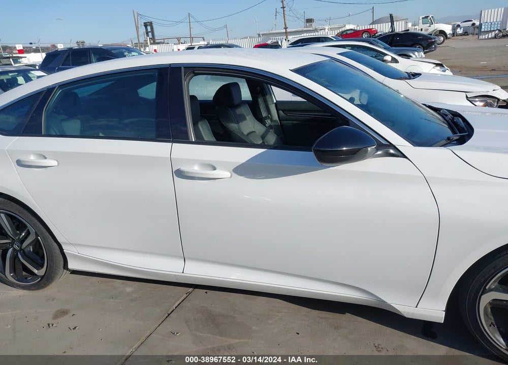 2022 HONDA ACCORD SPORT VIN: 1HGCV1F33NA116625