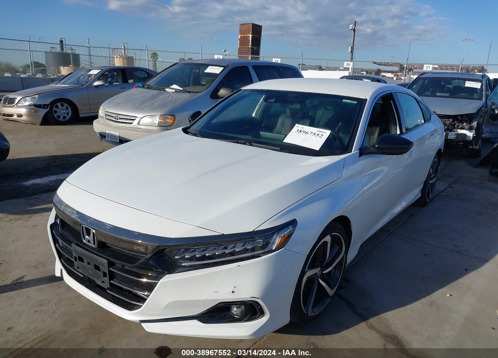2022 HONDA ACCORD SPORT VIN: 1HGCV1F33NA116625