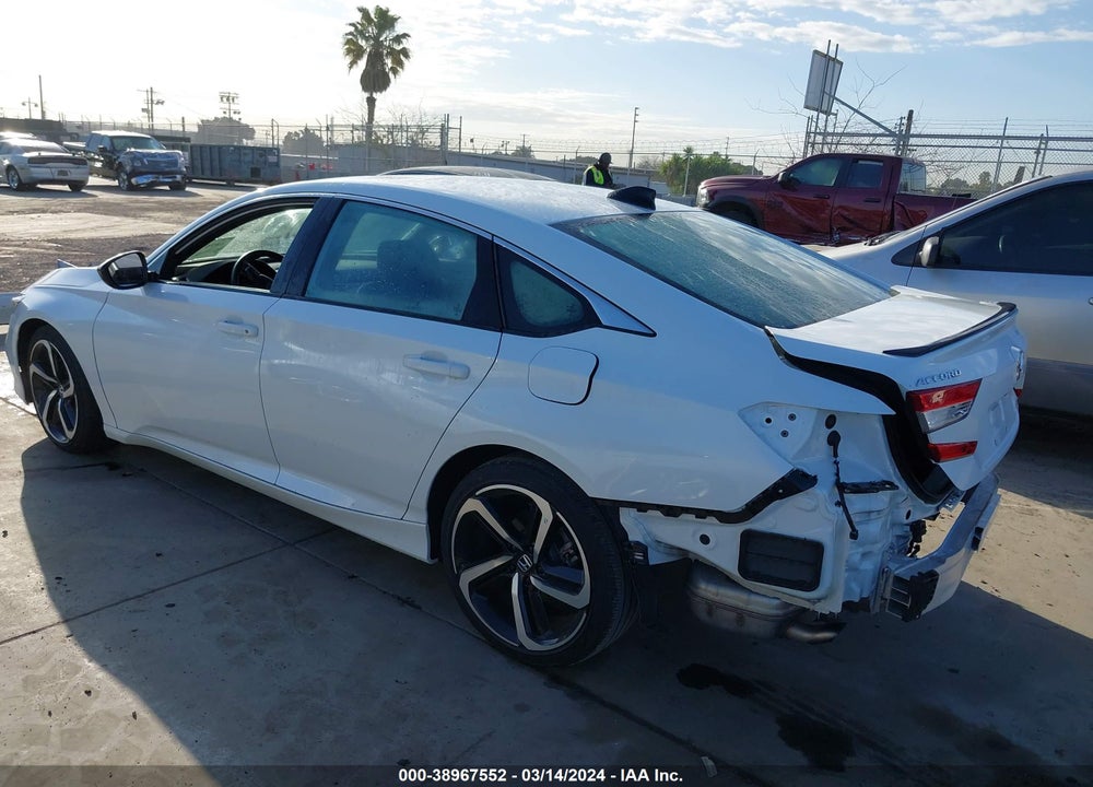 2022 HONDA ACCORD SPORT VIN: 1HGCV1F33NA116625