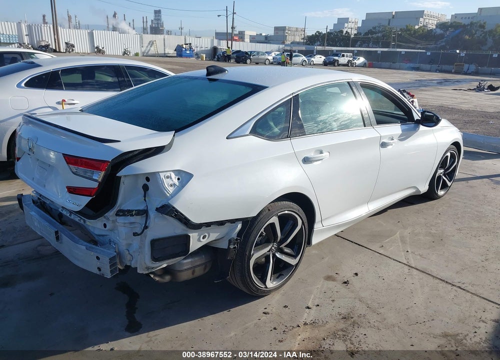 2022 HONDA ACCORD SPORT VIN: 1HGCV1F33NA116625