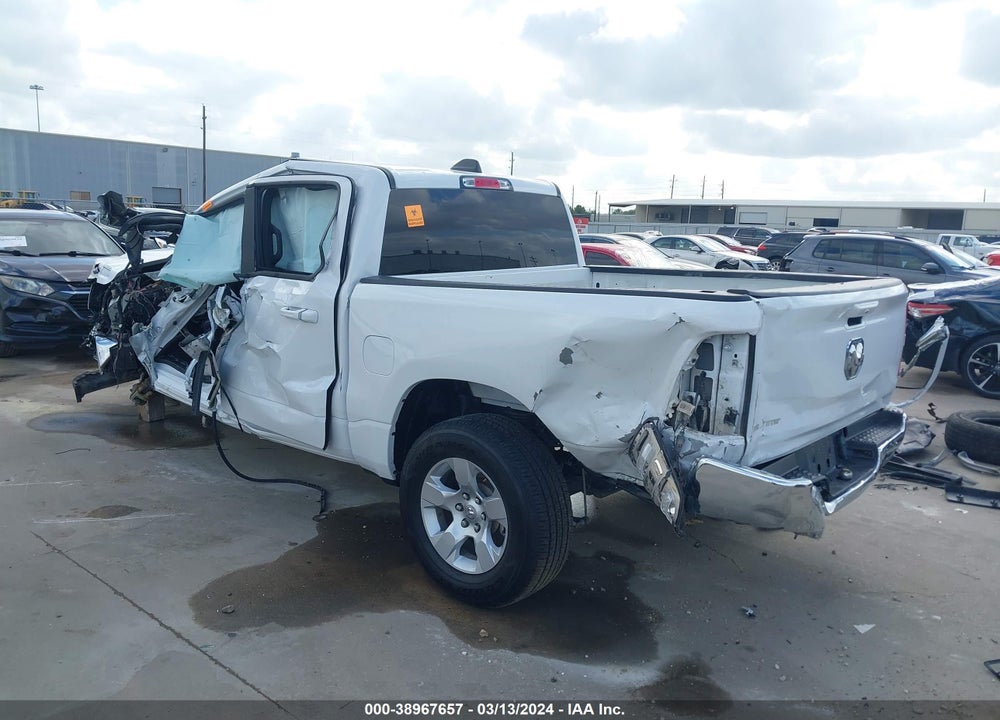 2022 RAM 1500 LONE STAR 4X2 5'7 BOX VIN: 1C6RREFG5NN358498