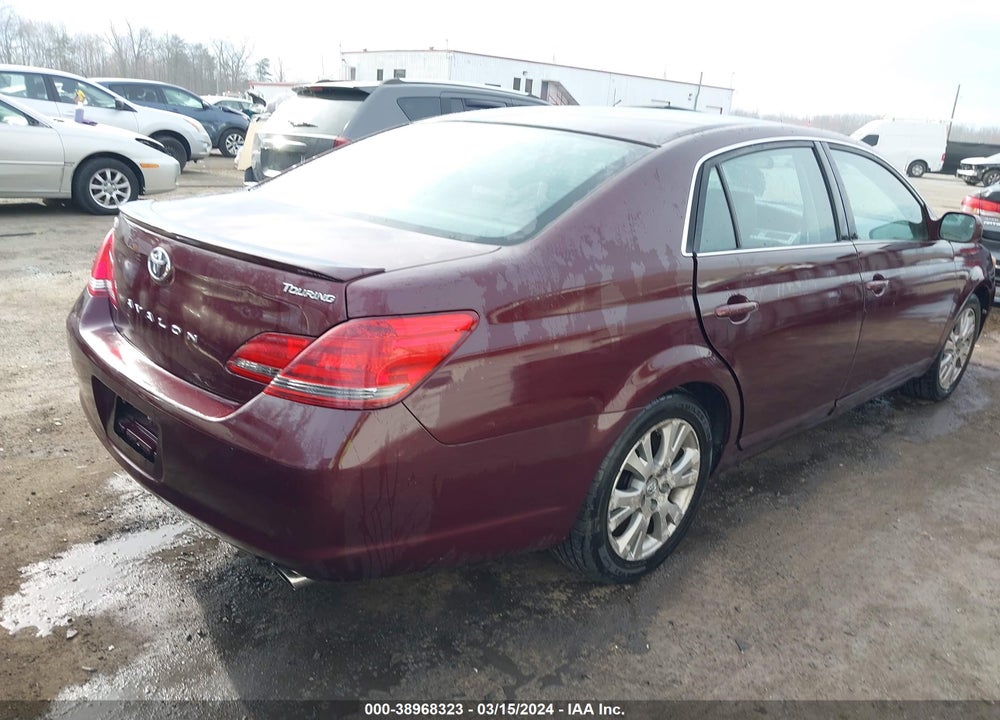 2008 TOYOTA AVALON TOURING VIN: 4T1BK36B88U267643
