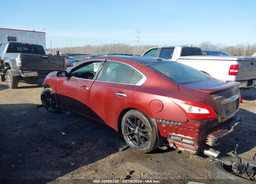 2009 NISSAN MAXIMA 3.5 SV VIN: 1N4AA51E59C824716
