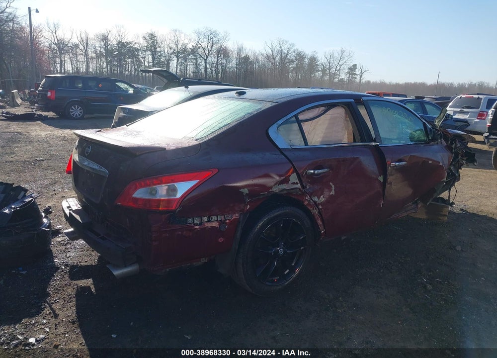 2009 NISSAN MAXIMA 3.5 SV VIN: 1N4AA51E59C824716