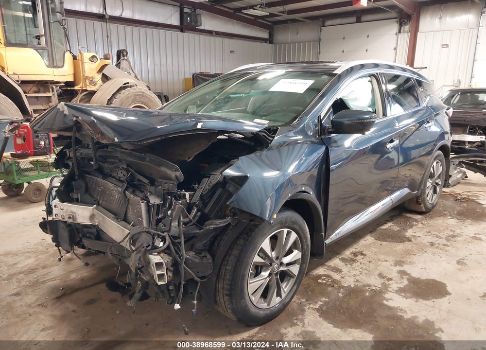 2017 NISSAN MURANO VIN: 5N1AZ2MHXHN135857