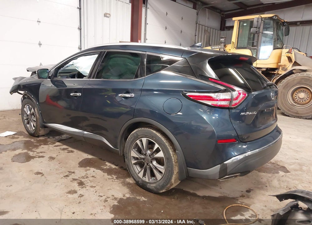 2017 NISSAN MURANO VIN: 5N1AZ2MHXHN135857