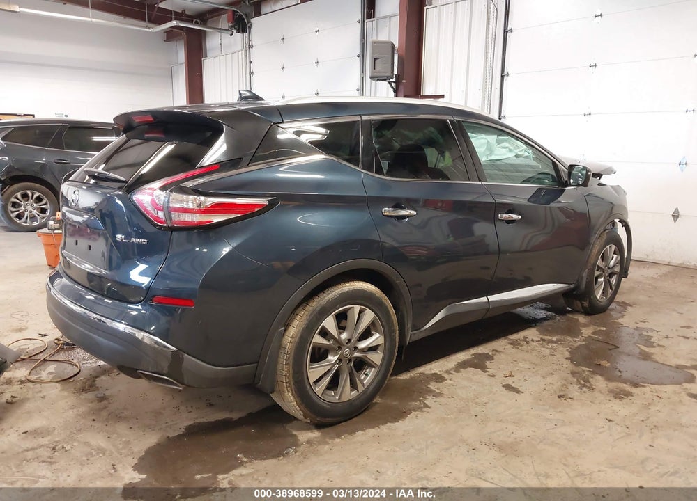 2017 NISSAN MURANO VIN: 5N1AZ2MHXHN135857